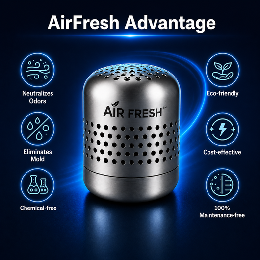 AirFresh™ - Nano-Catalytic Fridge Odor Eliminator