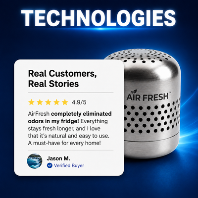 AirFresh™ - Nano-Catalytic Fridge Odor Eliminator